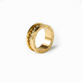 Women's Stainless Steel 18K Gold-Plated Ring – Genova – Meiva ring