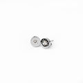 Women's Stainless Steel Crystal Earrings – Encanto Stone Silver, Dainty – Meiva earrings