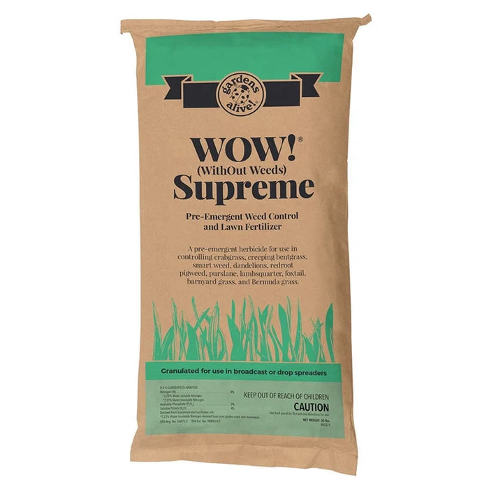 WOW!® Supreme™ Pre-Emergent Weed Control & Lawn Fertilizer
